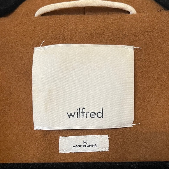 Women's Wilfred Tobacco Colored Wool-Cashmere Blend Coat - Picture 2 of 6